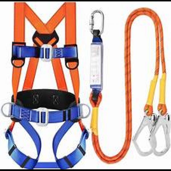 FULL BODY HARNESS WITH PADDING & DOUBLE HOOK LANYARD