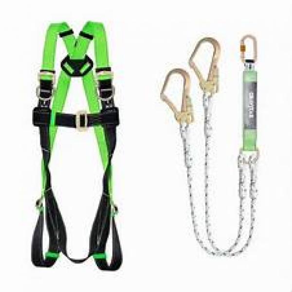 FULL BODY HARNESS WITH DOUBLE HOOK LANYARD