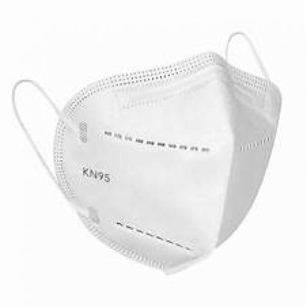 KN95 DUST MASK WHITE/BLACK