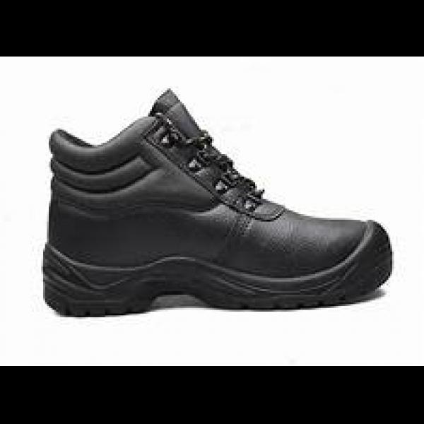 SAFETY SHOES ANKLE CUT BLACK HAMMER