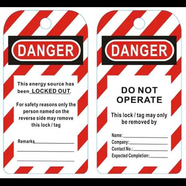Lockout Tags-Do Not Operate