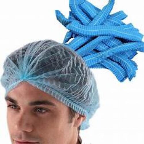 DISPOSABLE CAP- BLUE/WHITE