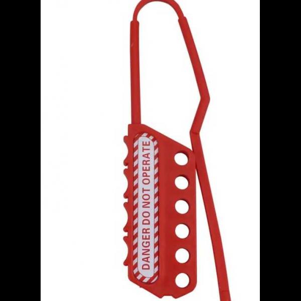 10092.jpg Non-conductive Nylon Lockout Hasp*6 Holes